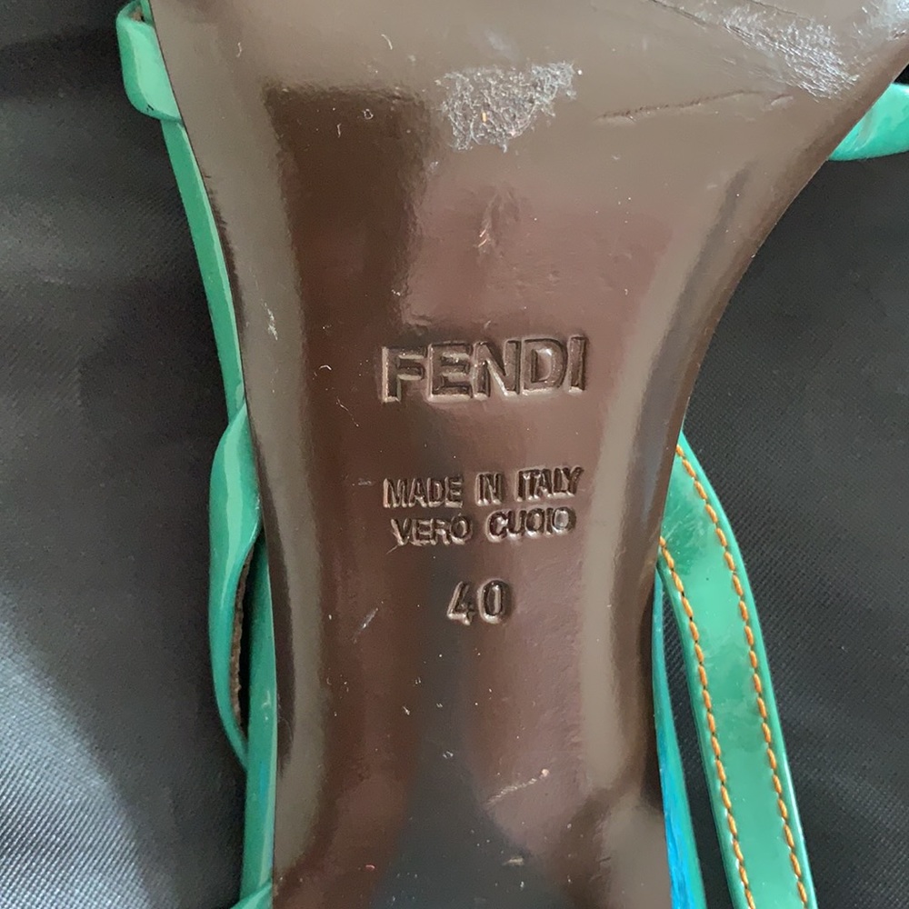 Fendi fancy women sandals with heel size 40 - Picture 5 of 5